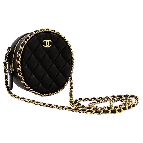 chanel round crossbody bag|authentic Chanel crossbody bag.